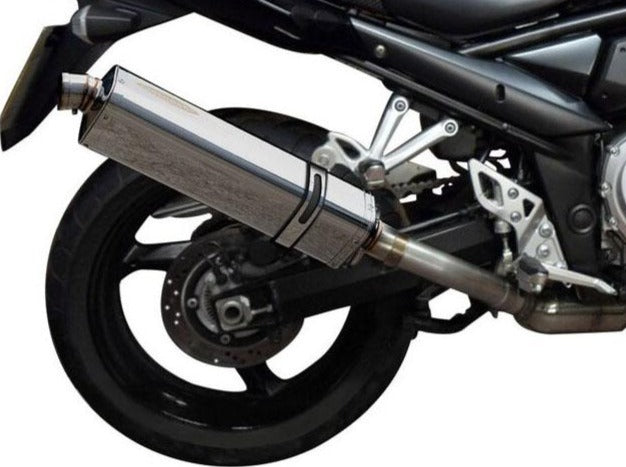 DELKEVIC Suzuki GSF1250 Bandit Full Exhaust System with Stubby 17" Tri-Oval Silencer