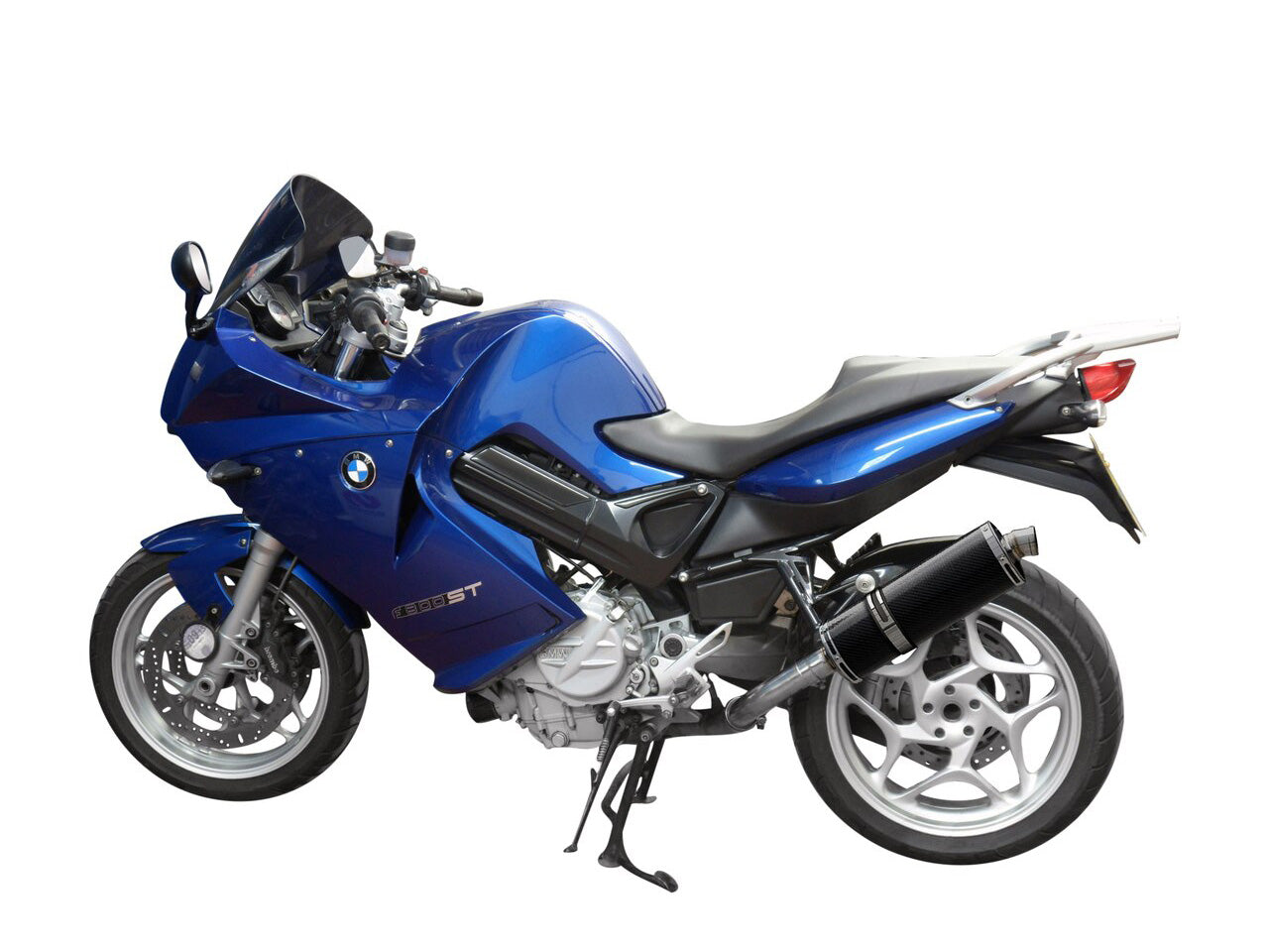 DELKEVIC BMW F800S / F800ST Slip-on Exhaust Stubby 14" Carbon
