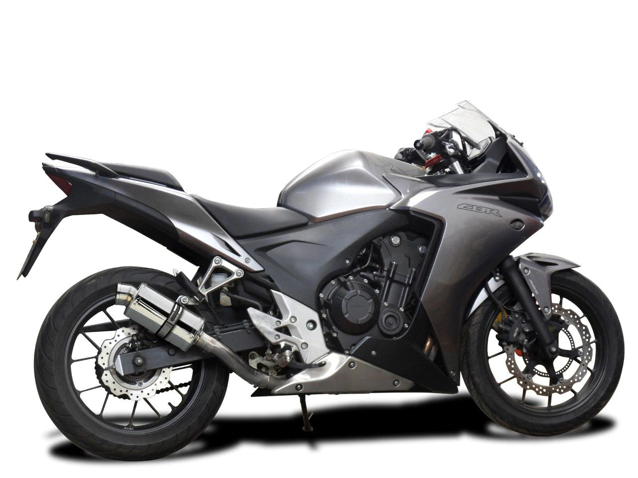 DELKEVIC Honda CBR500R Slip-on Exhaust SS70 9"