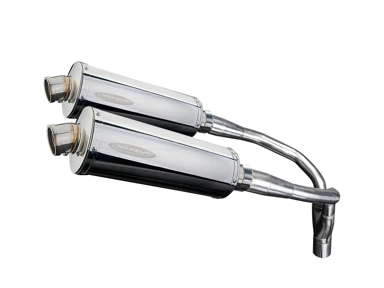 DELKEVIC Honda CB900F (02/07) Slip-on Exhaust Stubby 14"