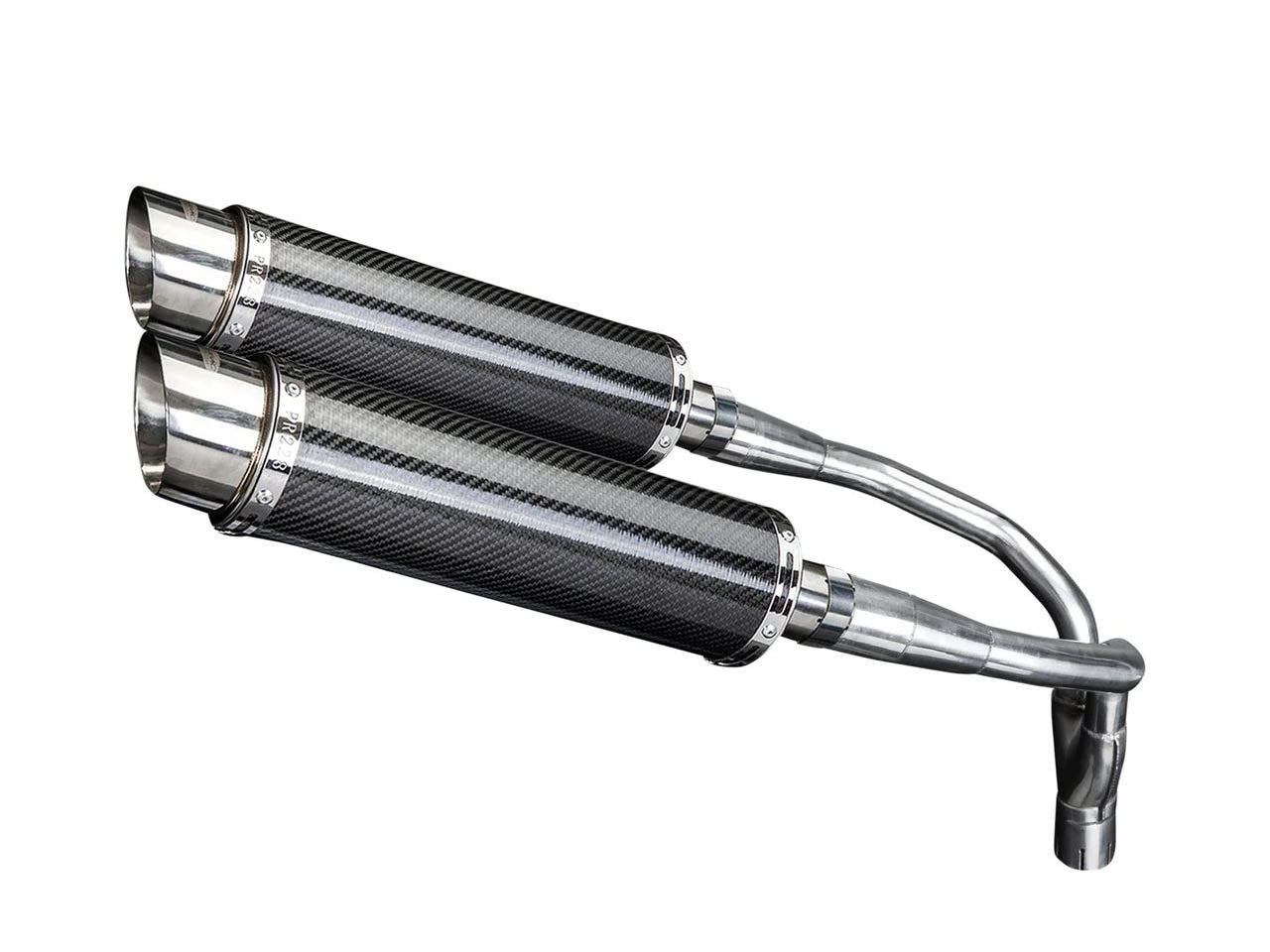 DELKEVIC Honda CB900F (02/07) Slip-on Exhaust DL10 14" Carbon