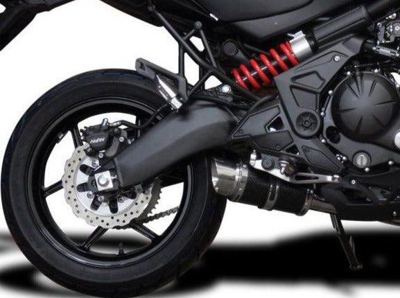 DELKEVIC Kawasaki KLE650 Versys (15/21) Full Exhaust System Mini 8" Carbon