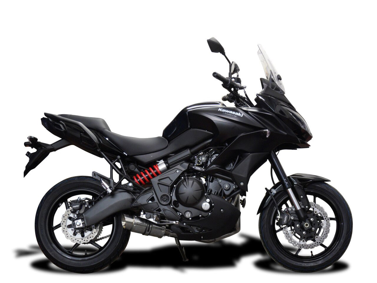 DELKEVIC Kawasaki KLE650 Versys (15/21) Full Exhaust System Mini 8"
