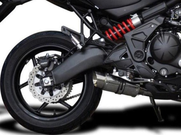 DELKEVIC Kawasaki KLE650 Versys (15/21) Full Exhaust System Mini 8"