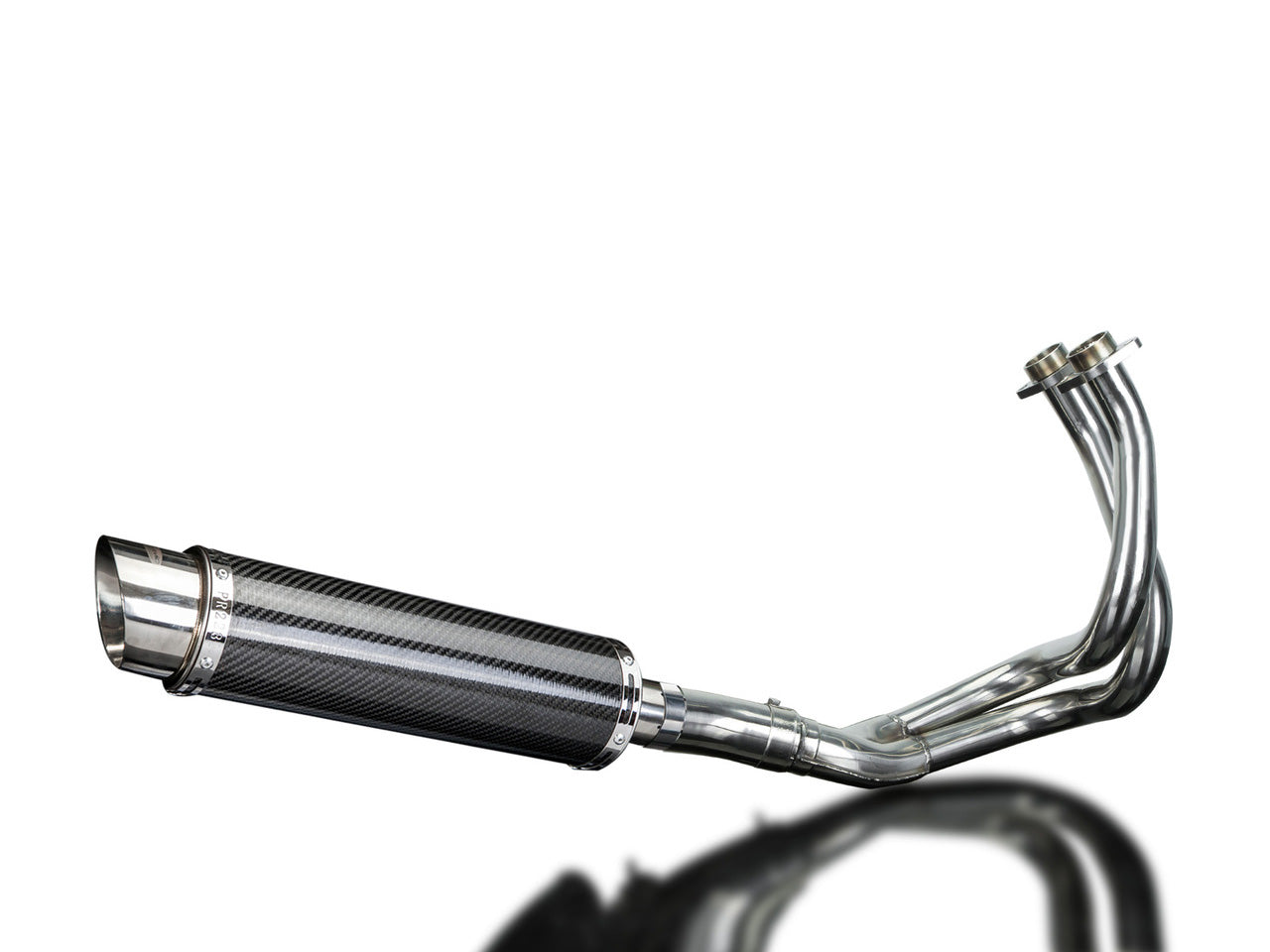 DELKEVIC Kawasaki KLE650 Versys (15/21) Full Exhaust System DL10 14" Carbon