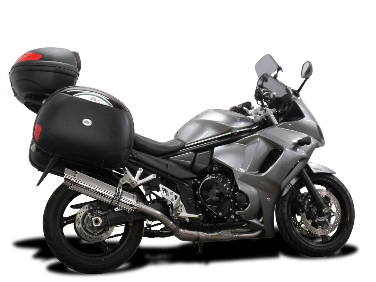 DELKEVIC Suzuki GSX1250FA Traveller Full Exhaust System with SL10 14" Silencer