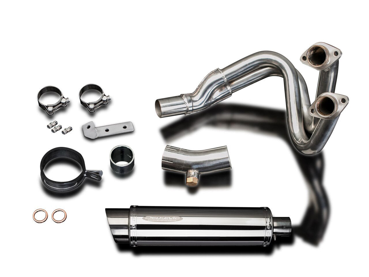 DELKEVIC Kawasaki Ninja 650 / ER-6 Full Exhaust System with SL10 14" Silencer