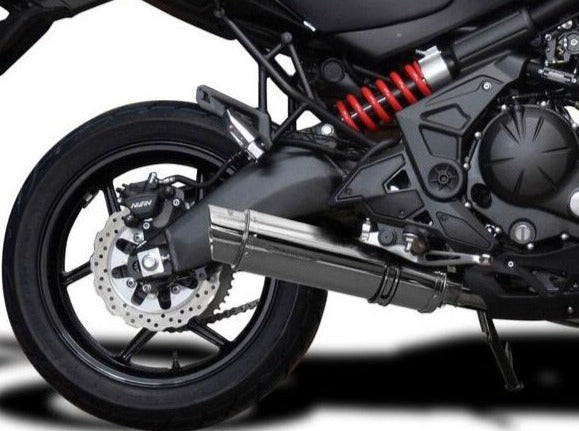 DELKEVIC Kawasaki KLE650 Versys (15/21) Full Exhaust System SL10 14"