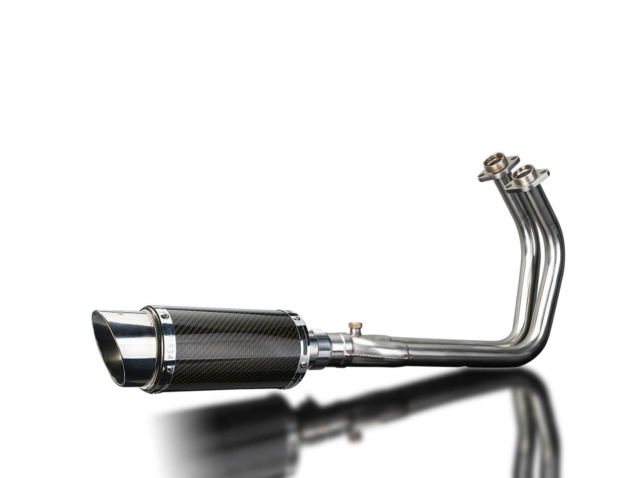 DELKEVIC Kawasaki Vulcan S EN650 (15/20) Full Exhaust System with Mini 8" Carbon Silencer