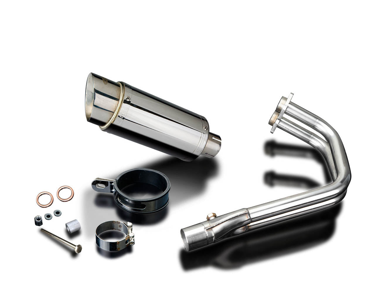 DELKEVIC Kawasaki Vulcan S EN650 (15/20) Full Exhaust System with Mini 8" Silencer