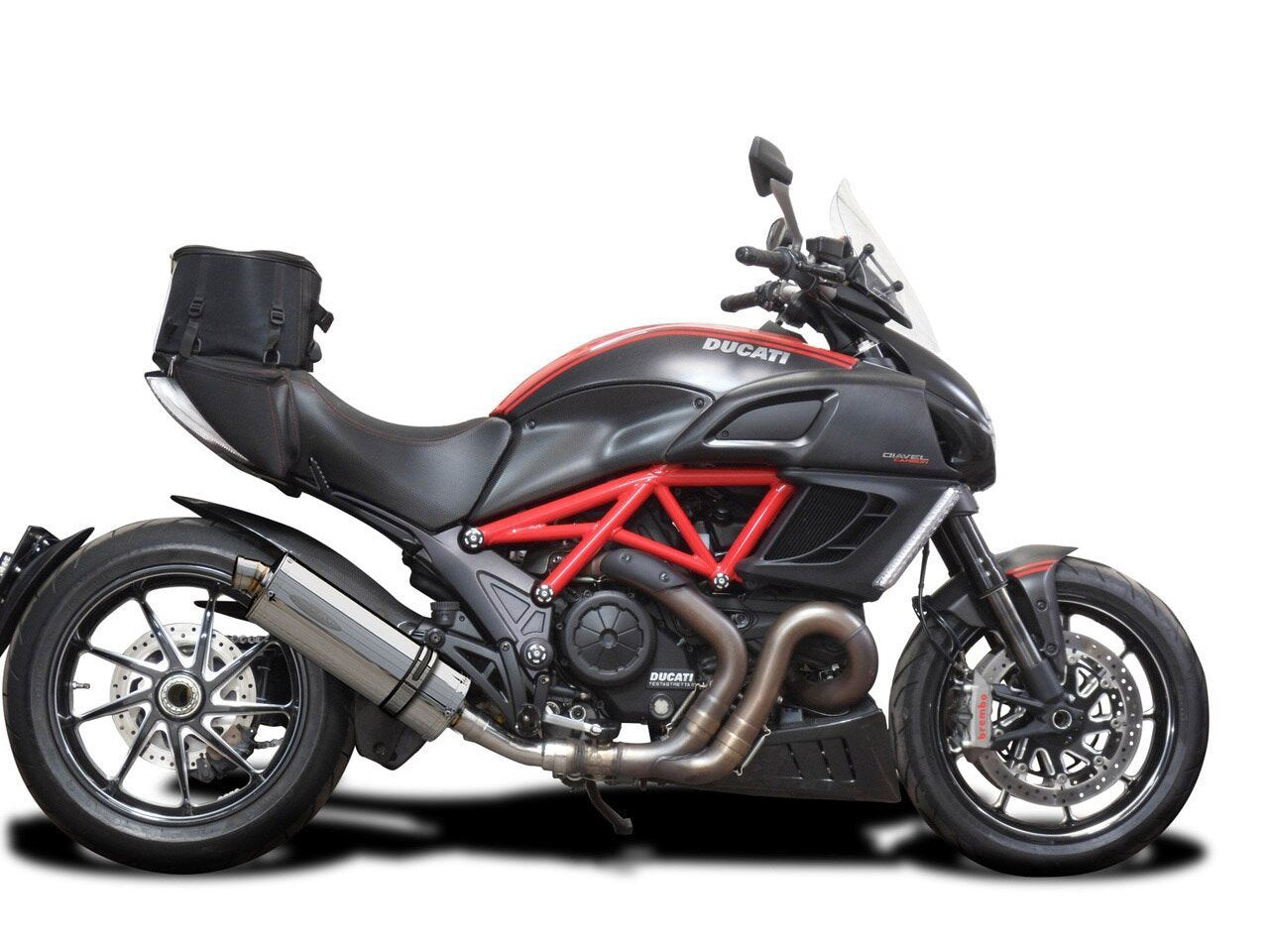 DELKEVIC Ducati Diavel 1200 Slip-on Exhaust Stubby 14"