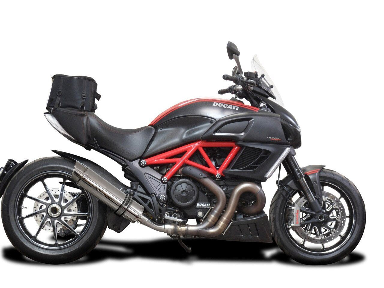 DELKEVIC Ducati Diavel 1200 Slip-on Exhaust SL10 14"