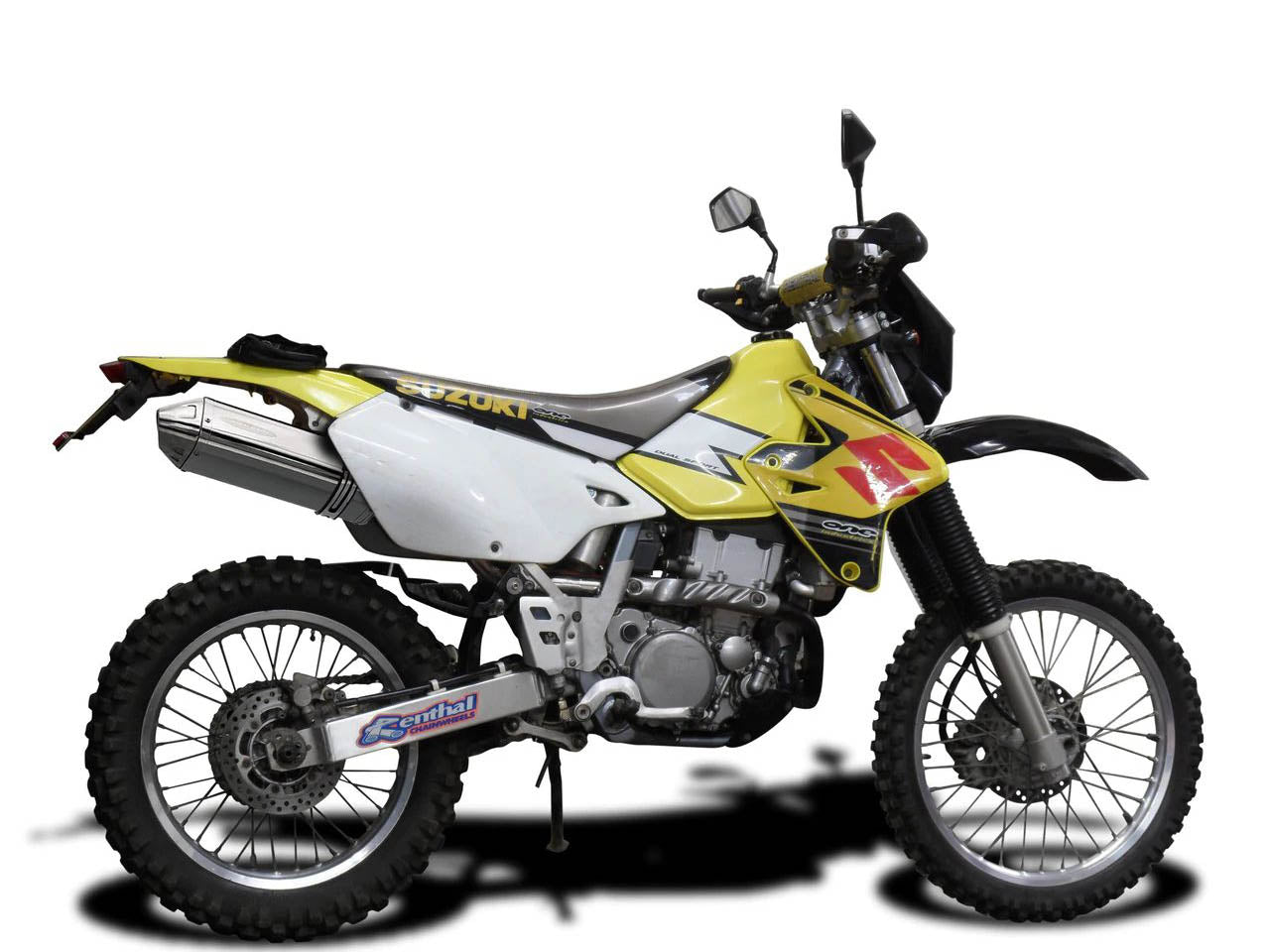DELKEVIC Suzuki DR-Z400S / DR-Z400SM Full Exhaust System with 13" Tri-Oval Silencer