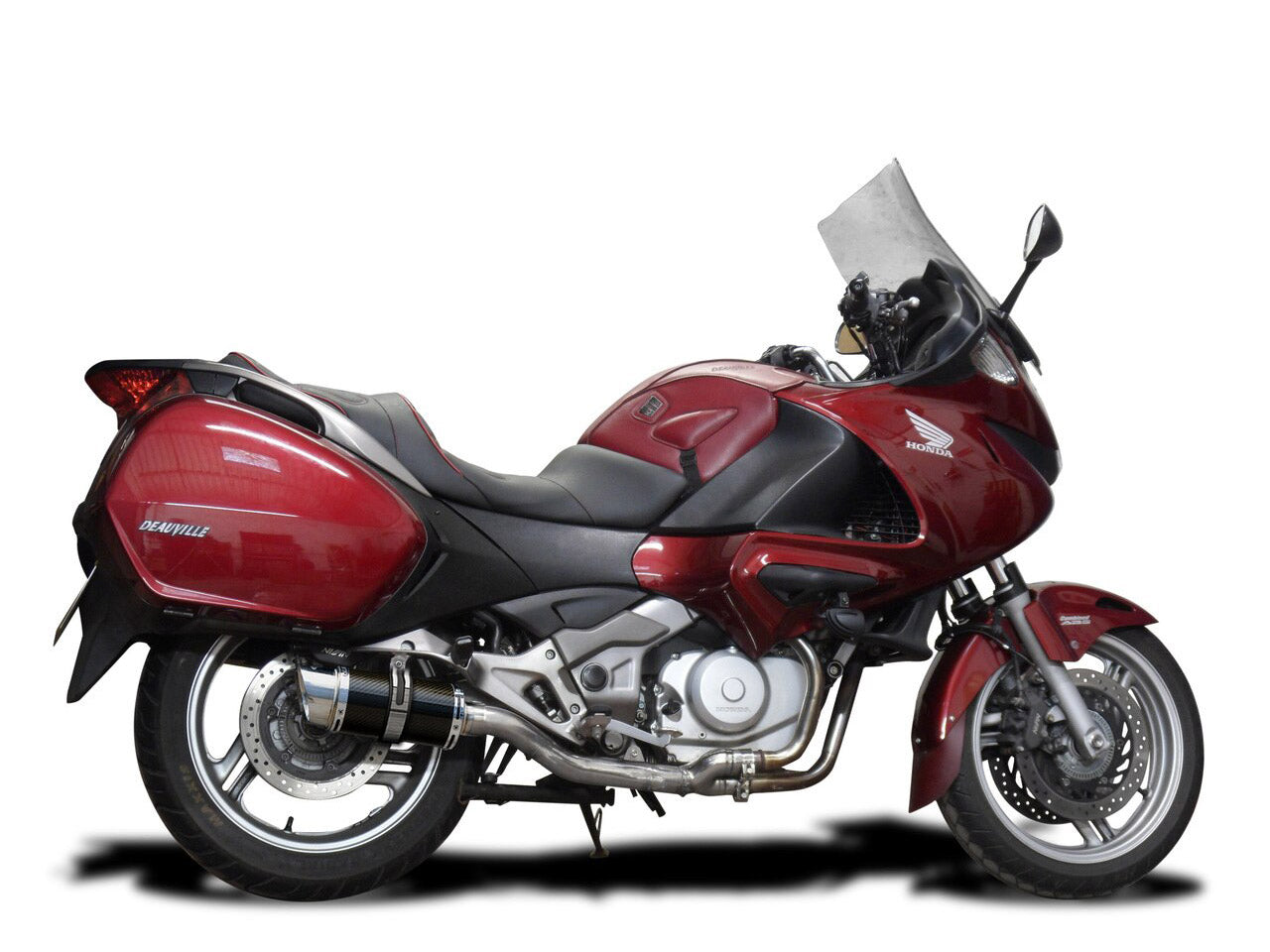 DELKEVIC Honda NT700V Deauville (06/14) Slip-on Exhaust Mini 8" Carbon