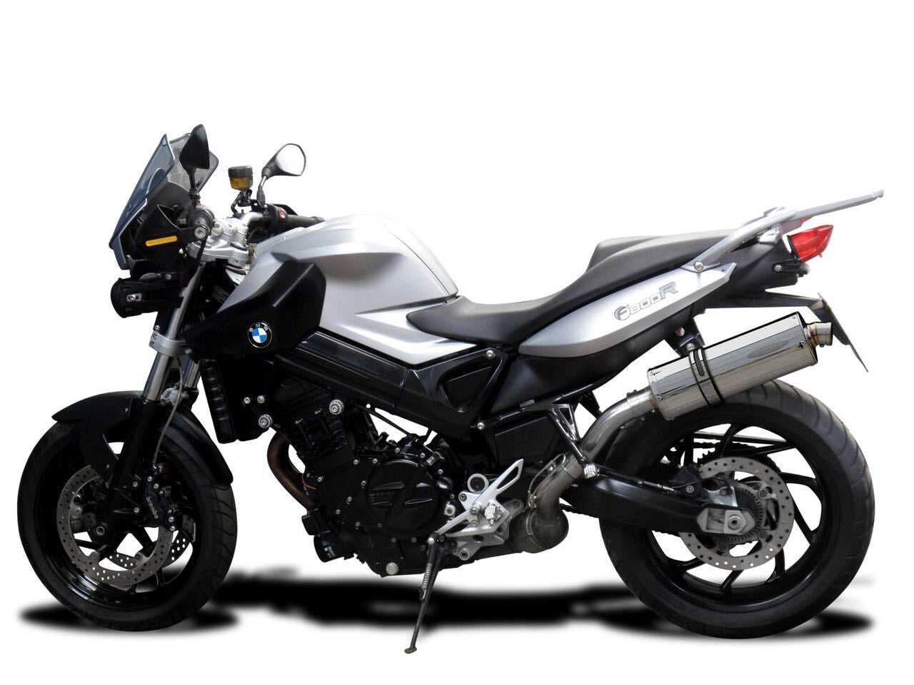 DELKEVIC BMW F800R (09/16) Slip-on Exhaust Stubby 14"