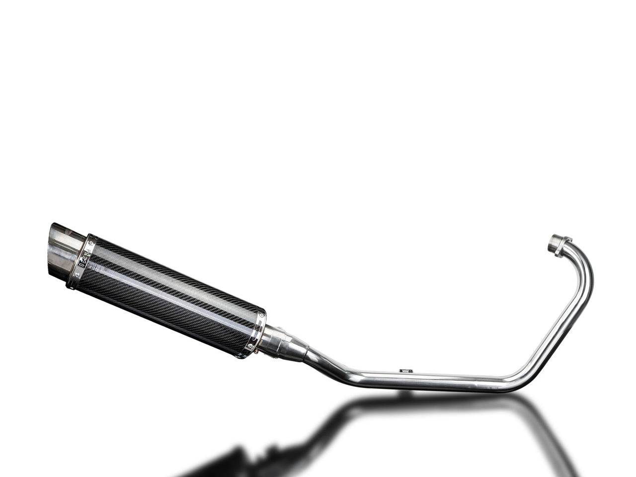 DELKEVIC Honda CB125F (15/18) Full Exhaust System with DL10 14" Carbon Silencer