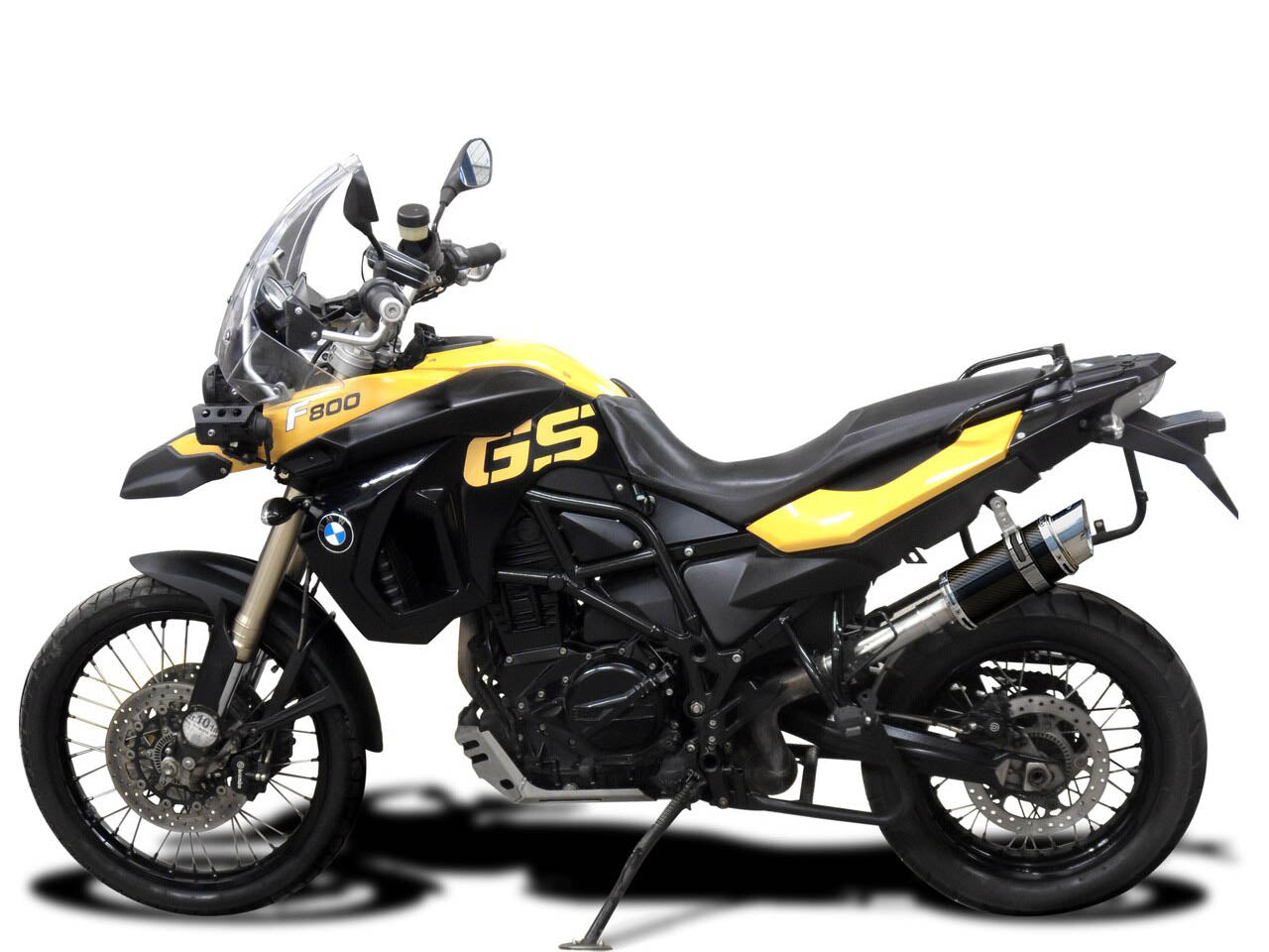 DELKEVIC BMW F650GS / F700GS / F800GS Slip-on Exhaust Mini 8" Carbon