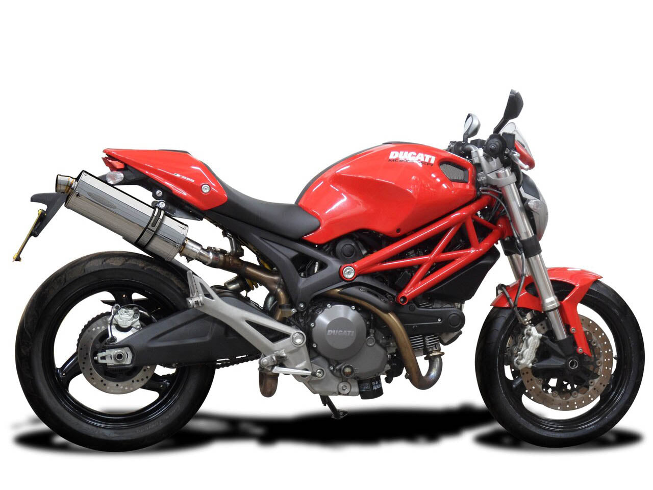 DELKEVIC Ducati Monster 696 Slip-on Exhaust Stubby 14"
