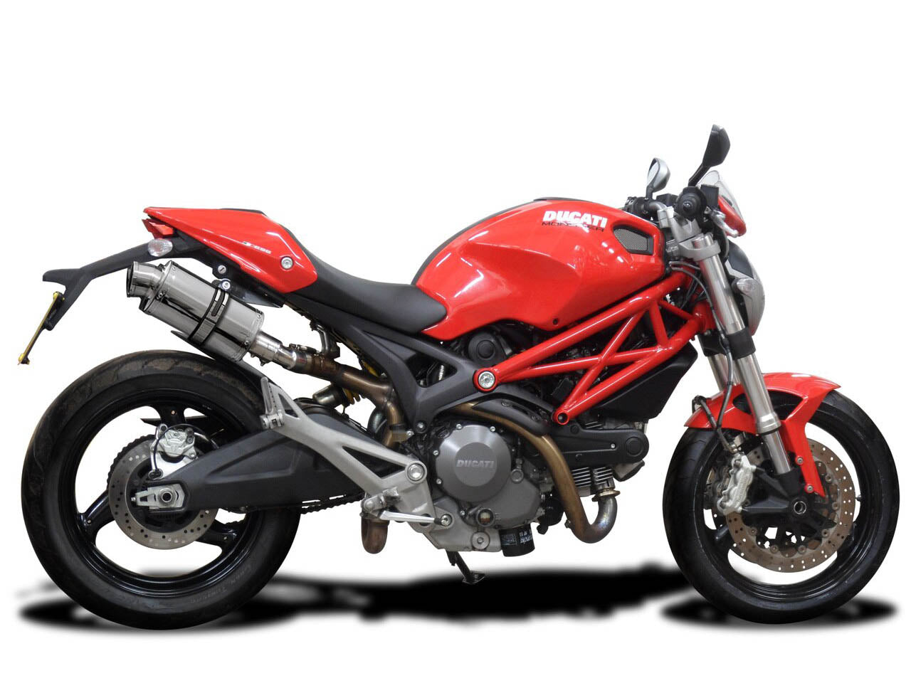 DELKEVIC Ducati Monster 696 Slip-on Exhaust SS70 9"