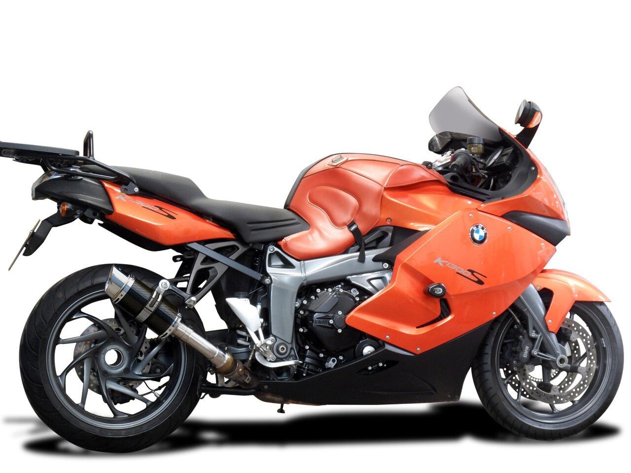 DELKEVIC BMW K1300S Slip-on Exhaust Mini 8" Carbon