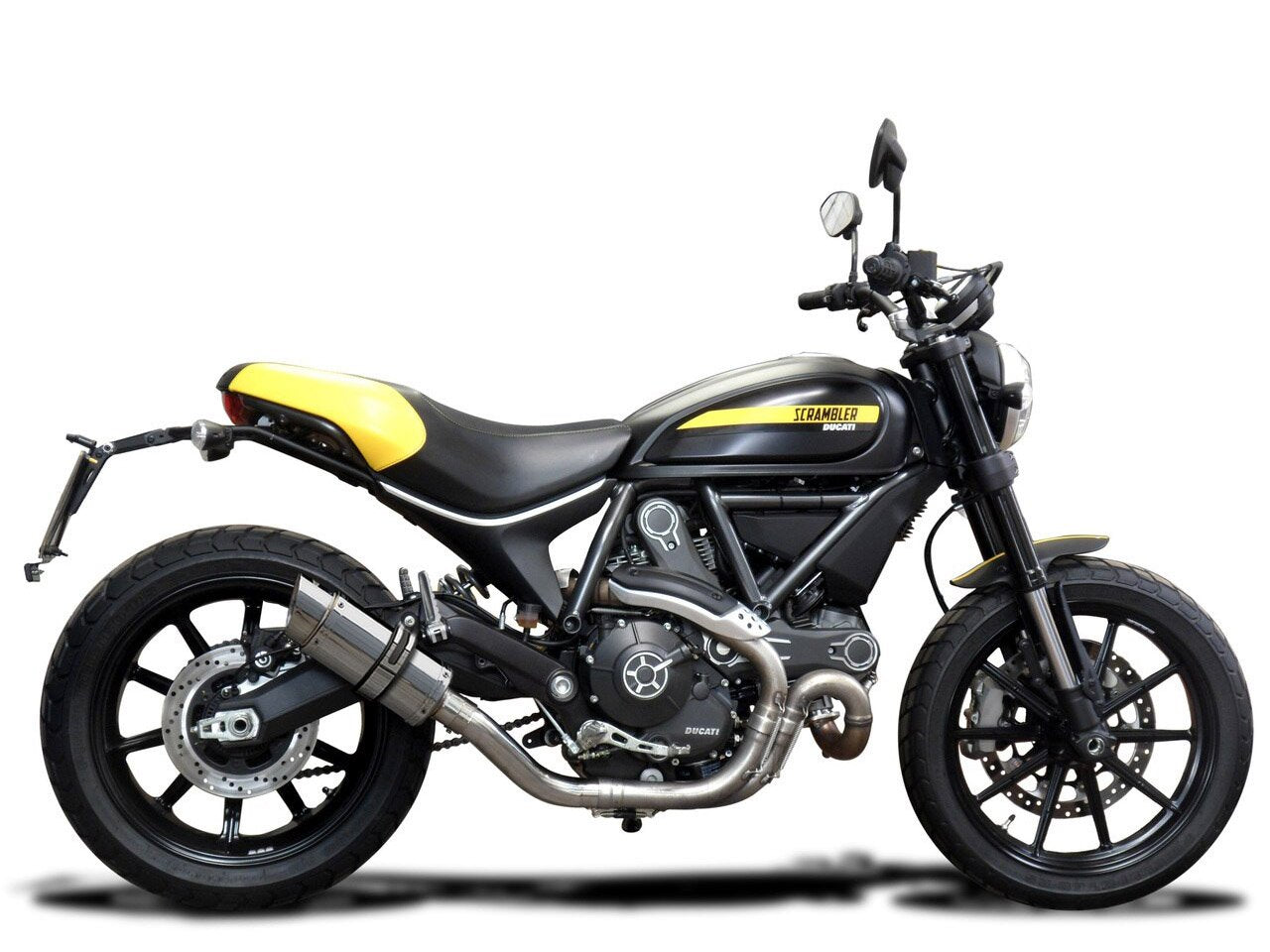 DELKEVIC Ducati Scrambler 800 Slip-on Exhaust Mini 8"