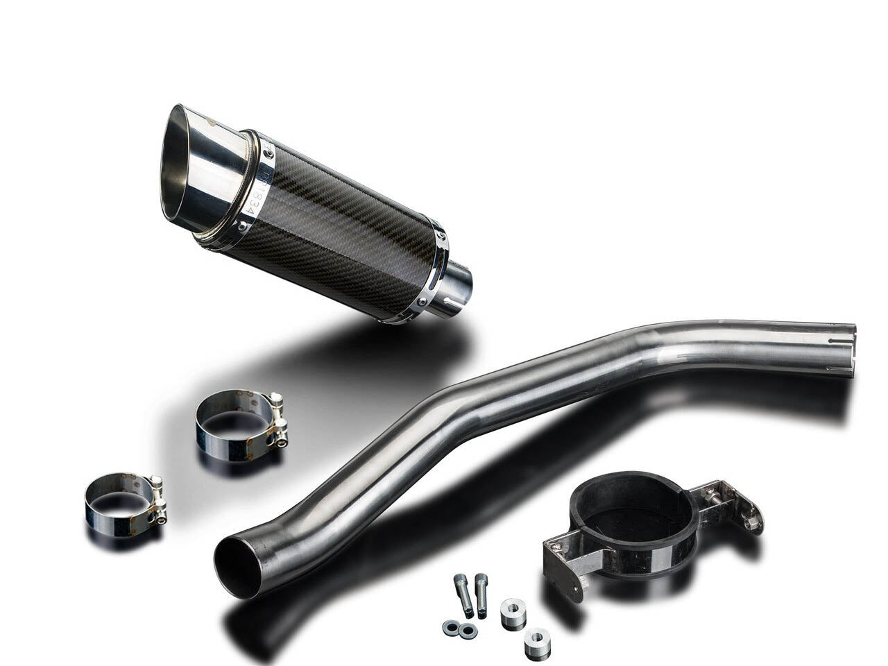 DELKEVIC Honda CBR600RR (07/12) Slip-on Exhaust Mini 8" Carbon
