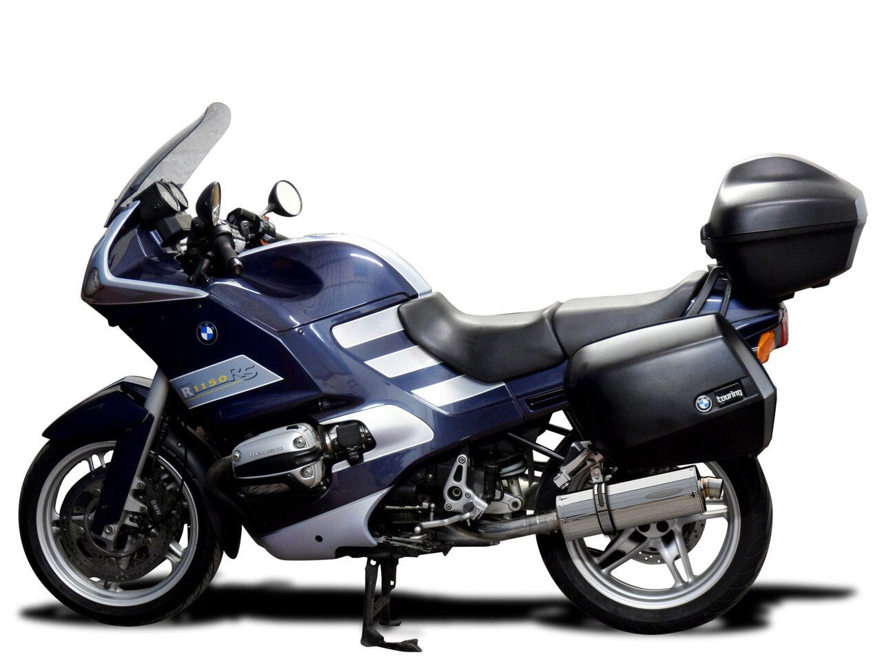 DELKEVIC BMW R1150RS Slip-on Exhaust Stubby 14"