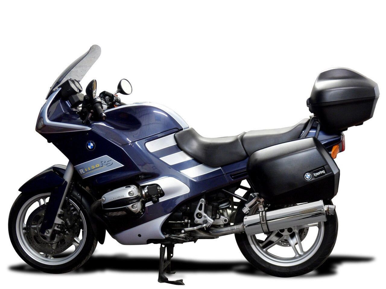 DELKEVIC BMW R1150RS Slip-on Exhaust Stubby 18"