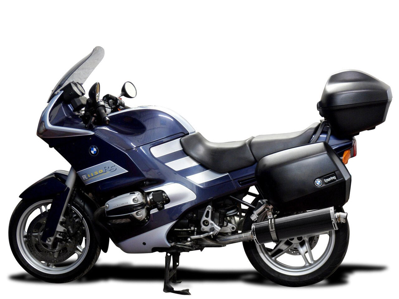 DELKEVIC BMW R1150RS Slip-on Exhaust Stubby 18" Carbon