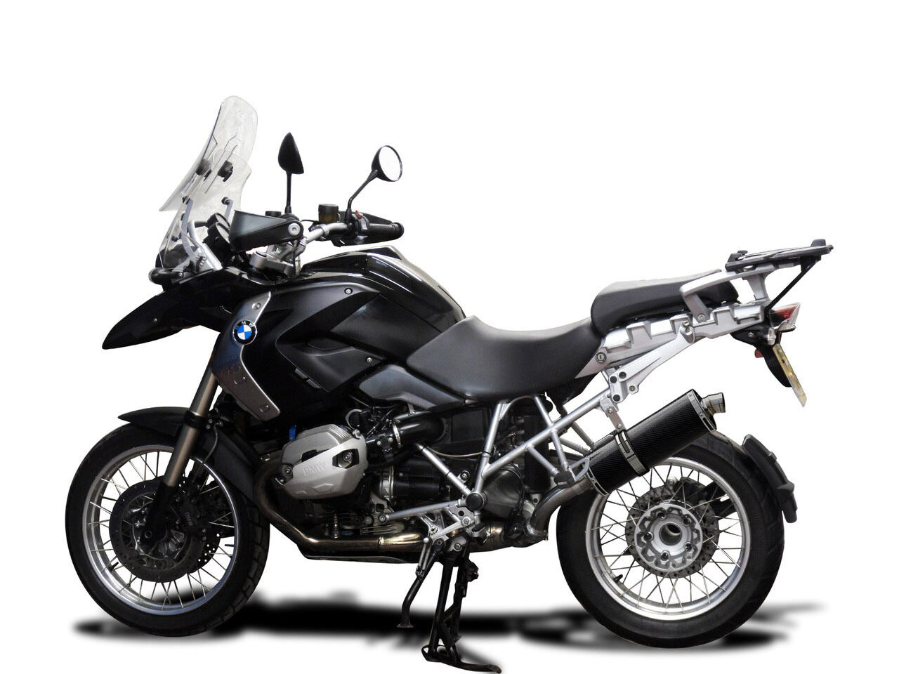 DELKEVIC BMW R1200GS (10/12) Slip-on Exhaust Stubby 14" Carbon