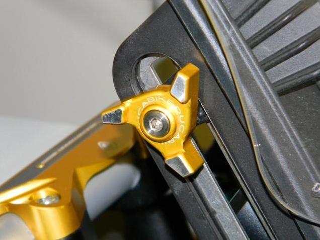 RCMTS01 - DUCABIKE Ducati Multistrada 1200 Windscreen Adjustment Knobs