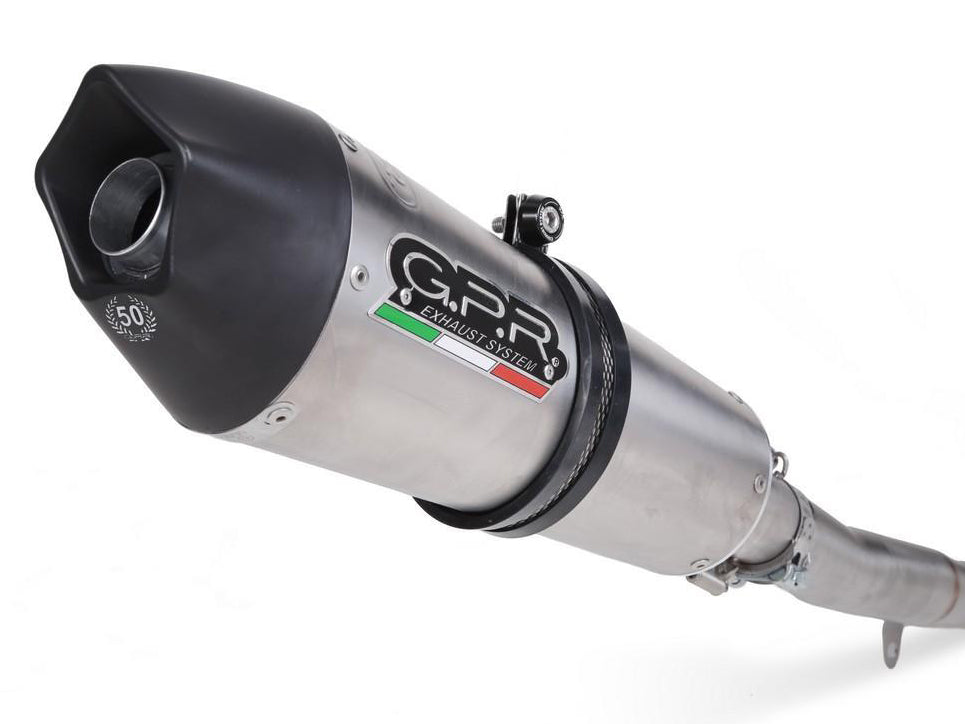 GPR Aprilia Shiver 900 Dual Slip-on Exhaust "GPE Anniversary Titanium"