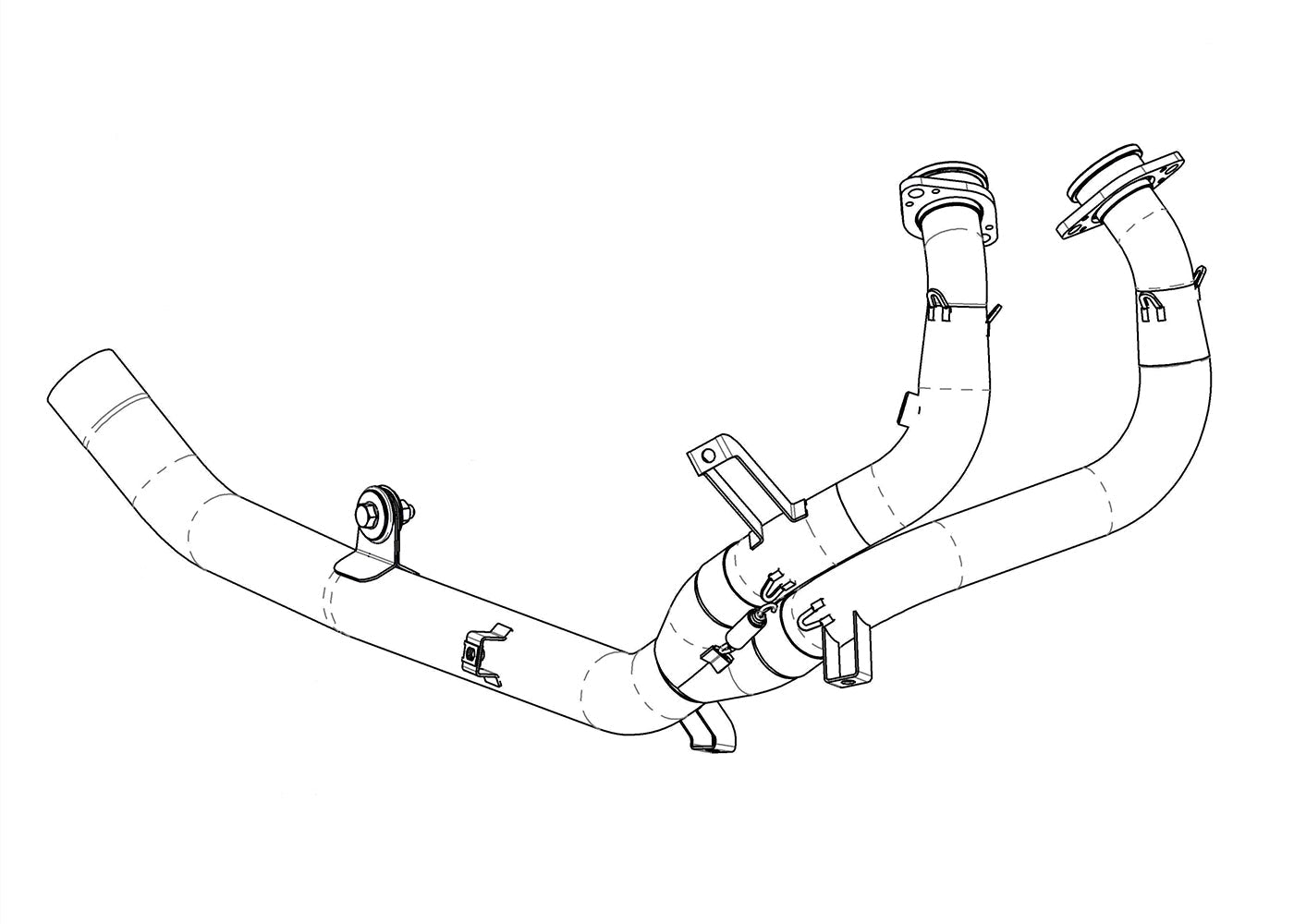 SPARK Honda CRF1100L Africa Twin Exhaust Сollector (racing)