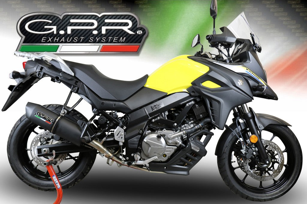 GPR Suzuki DL650 V-Strom (2017+) Full Exhaust System "Furore Evo 4 Nero" (EU homologated)