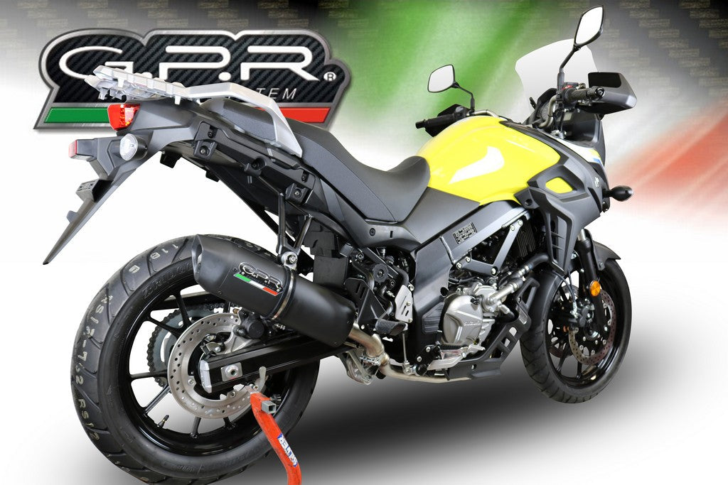 GPR Suzuki DL650 V-Strom (2017+) Full Exhaust System "Furore Evo 4 Nero" (EU homologated)