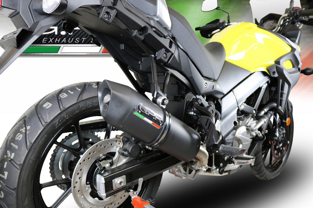 GPR Suzuki DL650 V-Strom (2017+) Full Exhaust System "Furore Evo 4 Nero" (EU homologated)