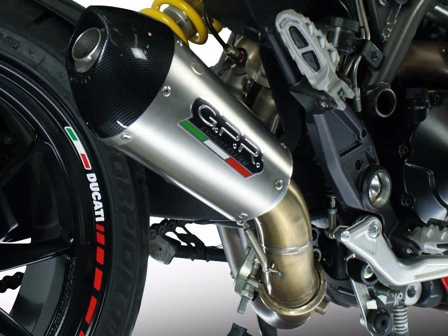 GPR Ducati Hypermotard 939 Slip-on Exhaust "GPE Evo 4 Titanium" (EU homologated)
