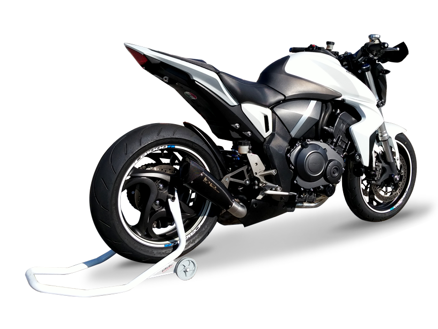 HP CORSE Honda CB1000R Slip-on Exhaust "Evoxtreme Black Single" (high position)