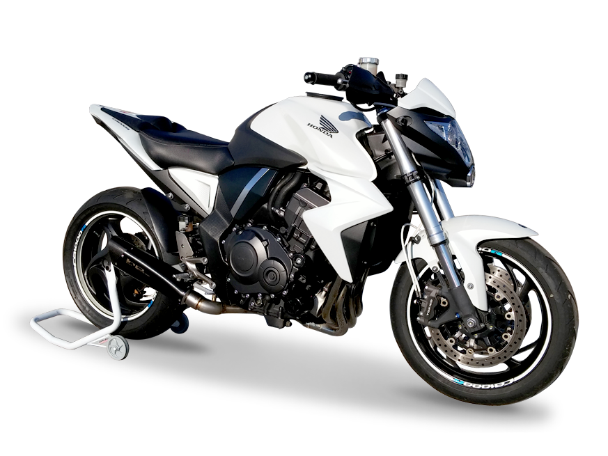 HP CORSE Honda CB1000R Slip-on Exhaust "Evoxtreme Black Single" (low position)