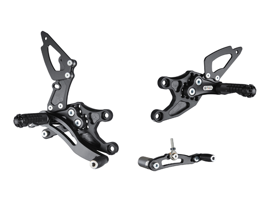 H008 - BONAMICI RACING Honda CBR1000RR (08/16) Adjustable Rearset (street)