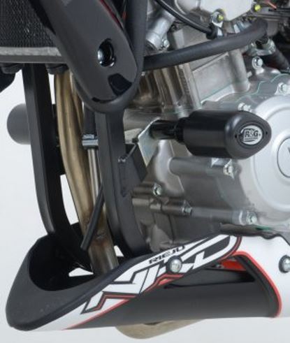 CP0349 - R&G RACING Rieju RS3 125 NKD Frame Crash Protection Sliders "Aero"