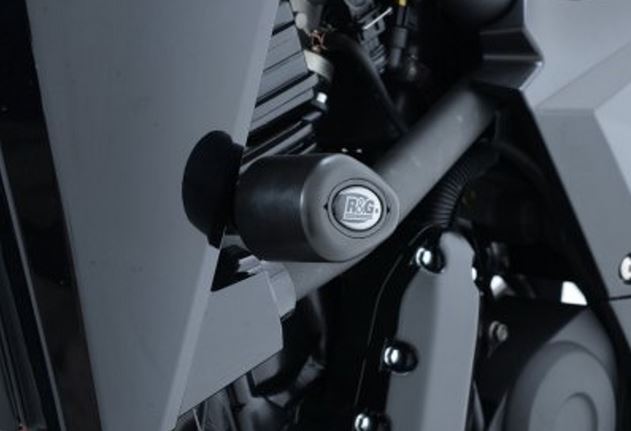 CP0360 - R&G RACING WK Bikes / CFMoto 650i Frame Crash Protection Sliders "Aero"