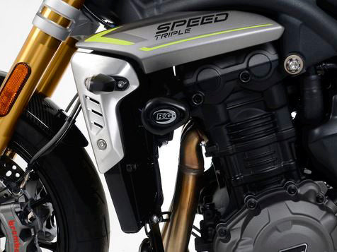 CP0532 - R&G RACING Triumph Speed Triple 1200 RS/RR Frame Crash Protection Sliders "Aero"