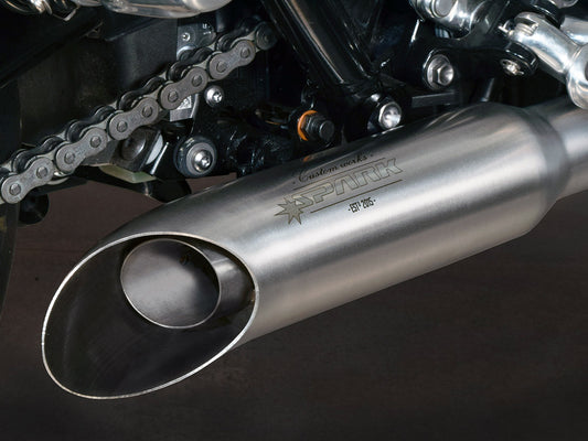 SPARK Triumph Bonneville T120 / Street Twin Full Exhaust System "Custom Works" (EU homologated)