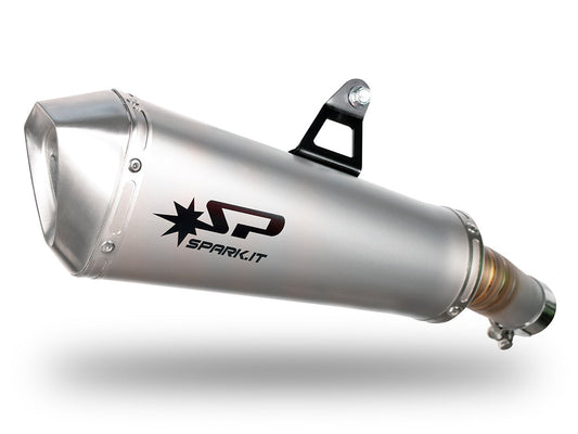 SPARK Kawasaki Ninja 400 Titanium Slip-on Exhaust "Konix" (racing)