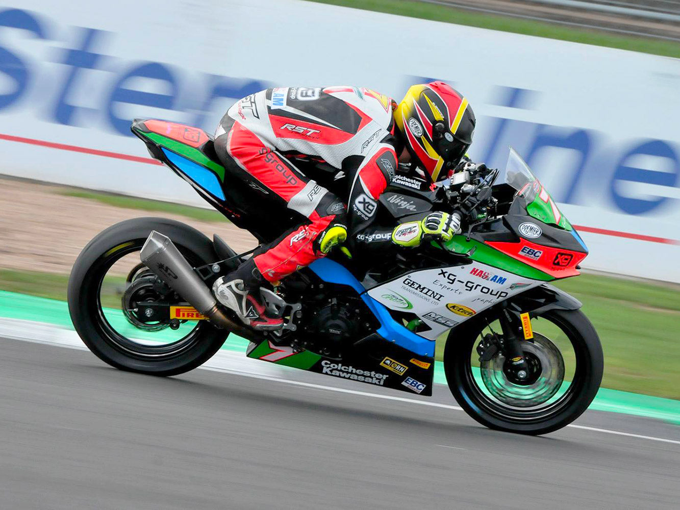 SPARK Kawasaki Ninja 400 Titanium Full Exhaust System "Konix" (racing)