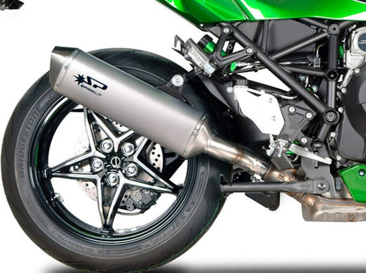 SPARK Kawasaki H2SX Slip-on Exhaust "Force" (racing)