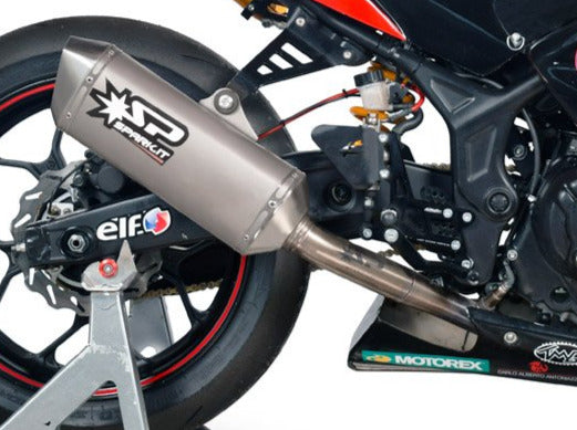 SPARK Yamaha YZF-R3 (2015+) Titanium Full Exhaust System "Force" Evo 2018 (racing)