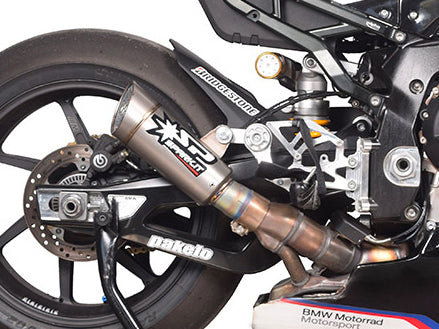 SPARK BMW S1000RR (2019+) Titanium Slip-on Exhaust "Grid-O" (racing)