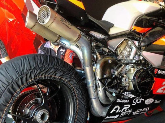 SPARK Ducati Panigale V4 Full Titanium Full Exhaust System "Grid-o" (racing; underseat)